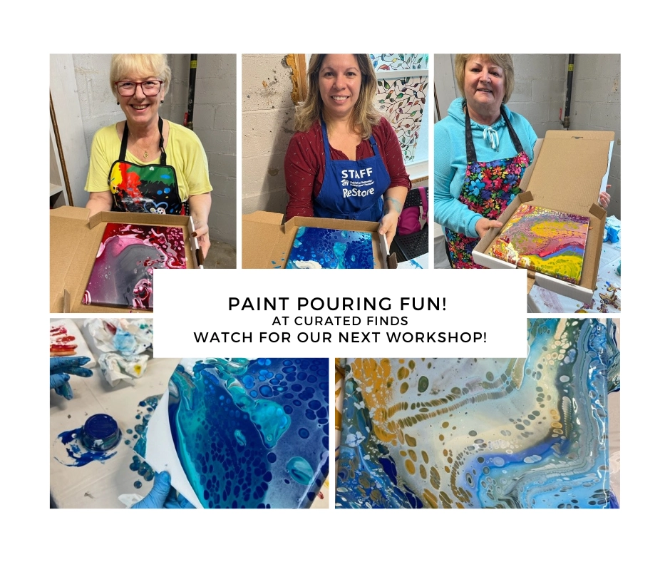 Paint Pour workshop fun